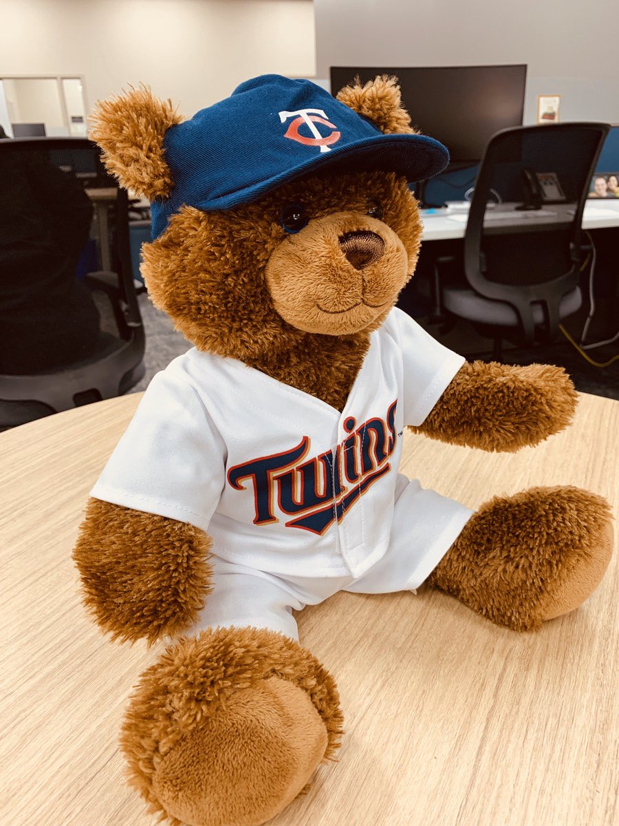 bbucktech's tweet photo. Our @LakevilleAreaPS District Office mascot is dressed and ready for the @Twins game! #playoffs #GoTwins #postseason https://t.co/re7c1PdoH2