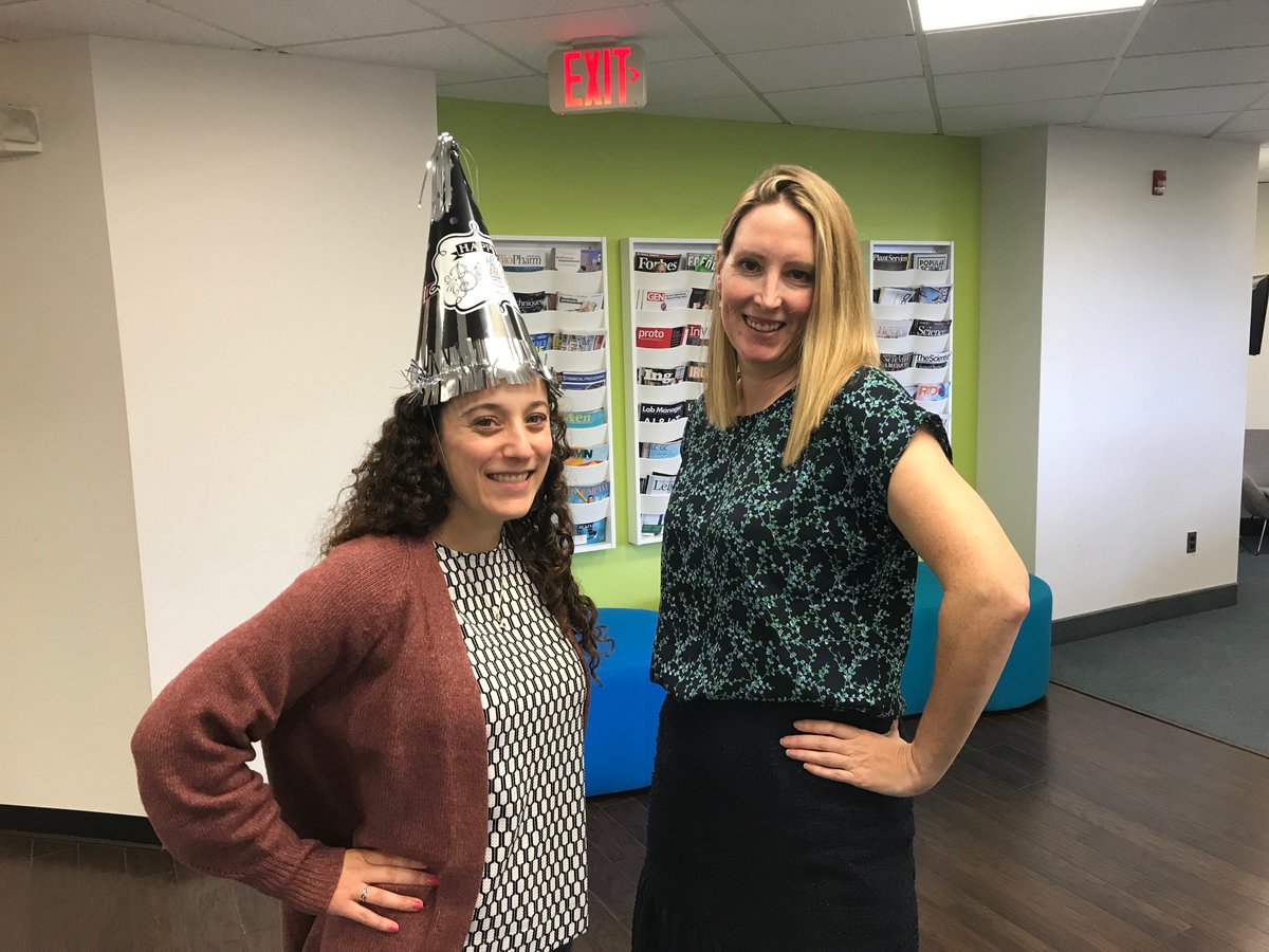 macdougallbio's tweet photo. Celebrating big today because it's our head of IR @MichelmoreSara and Account Executive @Caroline_rufo's birthdays! Happy birthday to our MacDougall birthday twins! #macbio #biotechlife https://t.co/XiyViNglym
