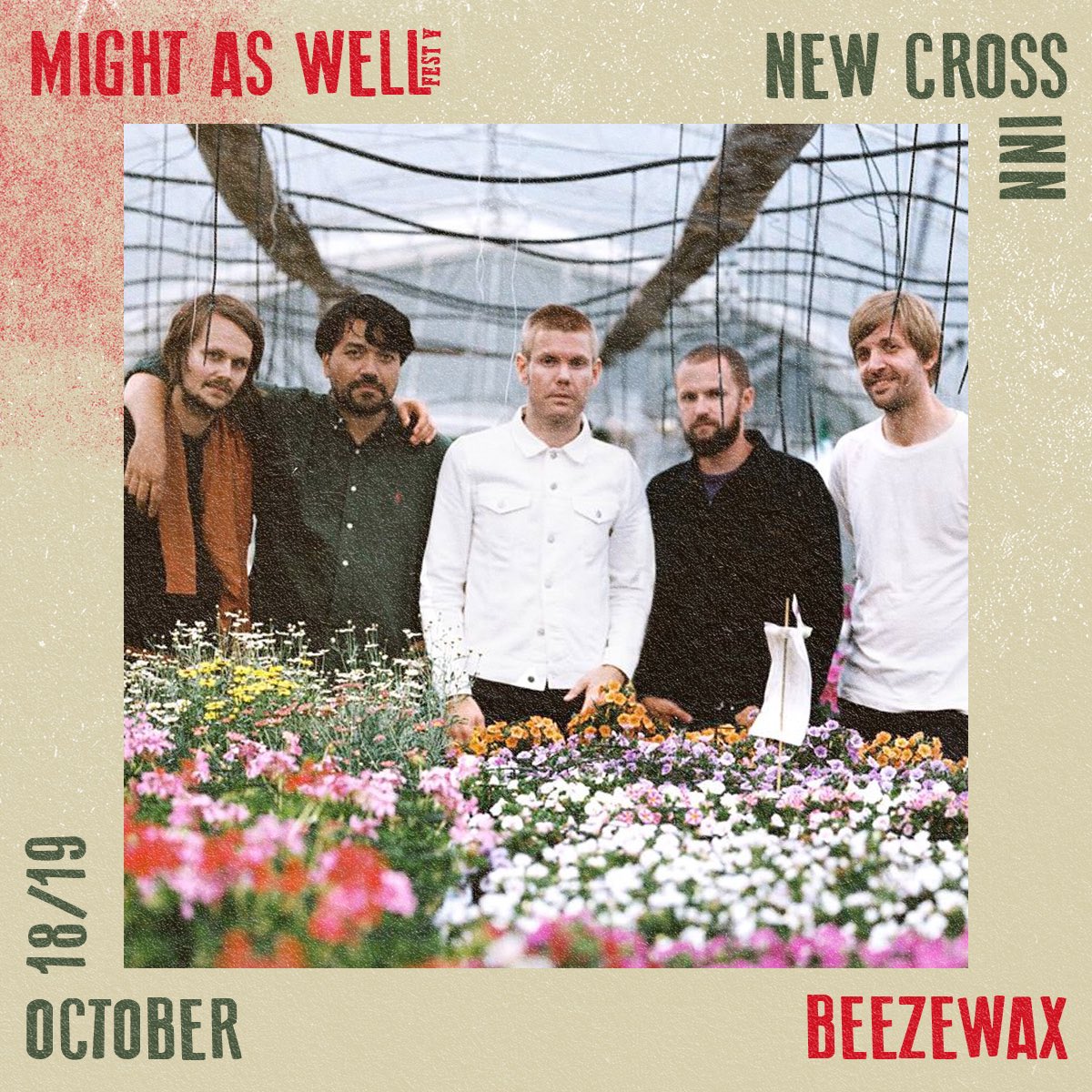 Can’t wait to watch <a href="/beezewaxband/">beezewax</a> ! These guys have been one of Europe’s best indie rock bands for over 20 years! 

Tix: seetickets.com/event/might-as…