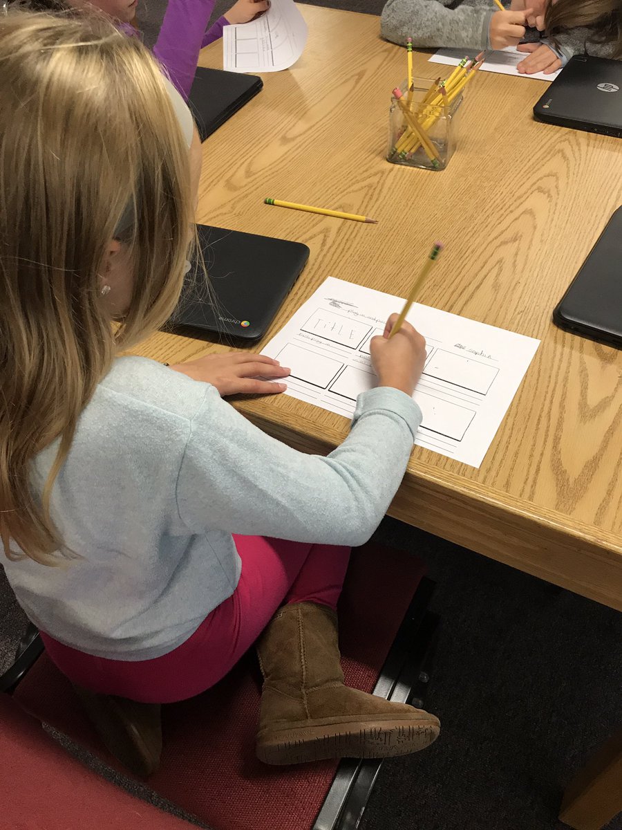 Students from <a href="/ClassBrockway/">Kim Brockway</a> in <a href="/CpsmithL/">CPSmith Library</a> learning about storyboards so they can prepare their first <a href="/WeVideo/">WeVideo</a> .Stay tuned! #BSDLearns