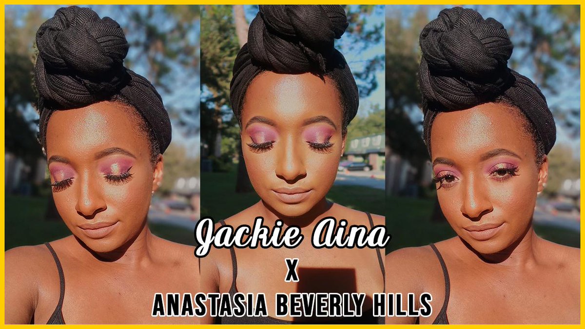 destinyhadassah's tweet photo. JACKIE JACKIE JACKIE! My #newvideo ft @jackieaina palette collab w/ @ABHcosmetics is live on my channel! 💜🌻✨

Link😘 https://t.co/FpHR9koQ3F

#smallyoutuber #smallyoutubers #SmallYouTuberArmy #smallyoutubercommunity @TheYTForum @SmallYoutube @MrSmallYouTuber https://t.co/qCxklD4KVb