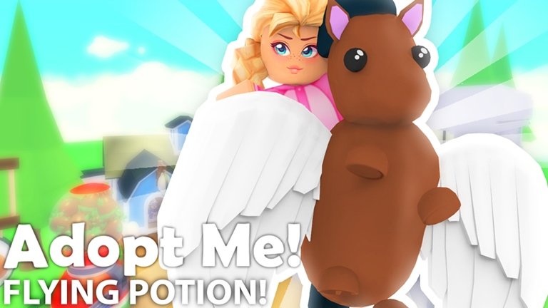 Adopt Me On Twitter Update Time We Added Pet Flying To Adopt Me Take To The Skies Any Pet Can Fly All You Need Is A Pet Flying Potion