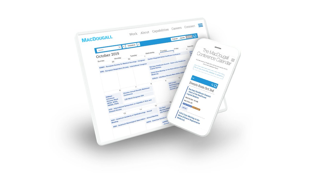 macdougallbio's tweet photo. We’ve upgraded the MacDougall life sciences and healthcare conference calendar with an expanded selection of vetted events and a new search feature. All the industry events for the next 12 months in one place. https://t.co/UOIP70ofw4 #biotech #macbiocom https://t.co/OzTWBDJP2Y