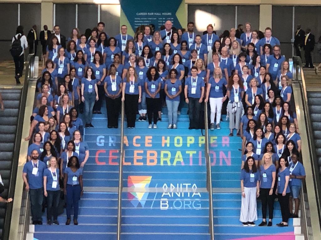 Me_Datta's tweet image. NetApp’s presence at #GHC19 is amazing! 200+ women and men attended the conference to inspire and get inspired, learn and coach, hire talent, make connections, and get the yearly dose of inspiration! Thanks ⁦⁦@NetApp⁩ for the opportunity #GHC19  #NetAppWIT #LifeAtNetApp