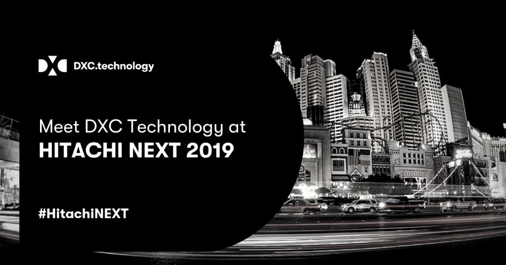 We are proud to be a platinum sponsor at #HitachiNEXT. Stop by and meet our team. Find out how DXC and <a href="/HitachiVantara/">Hitachi Vantara</a> enable clients to further transform their IT to better manage data and benefit from data-driven outcomes. #DXCPartners dxc.to/2Ve6UUw