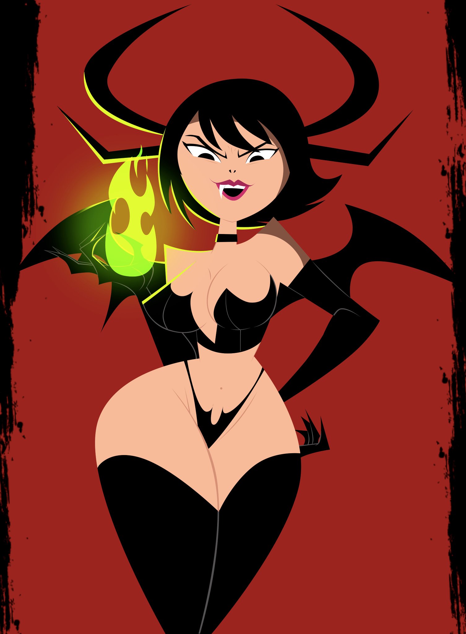 Gotta show some sexy Demon Ashi this time and a reminder that on Oct 7 is t...