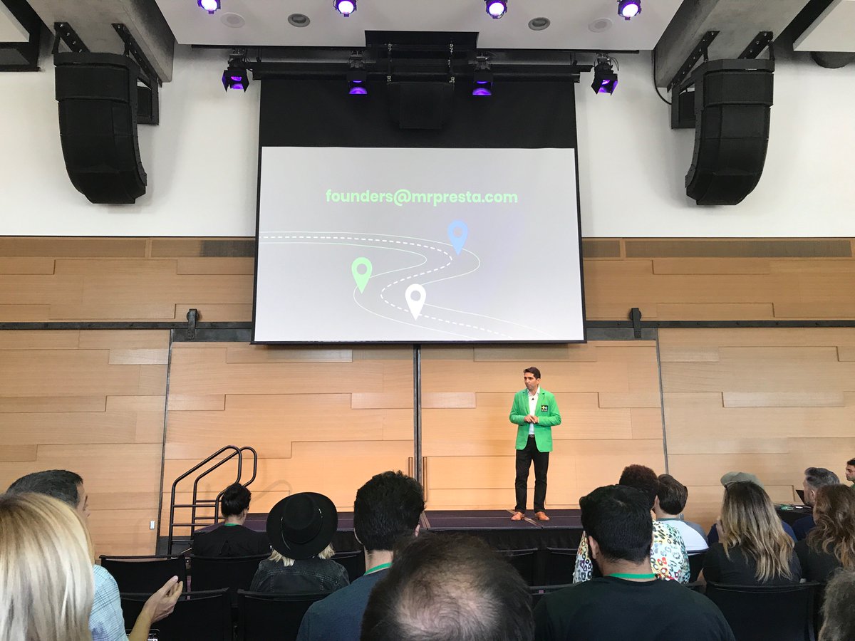 RealRealCo's tweet image. It was awesome seeing RealCo Portfolio Company, @MrPresta, present at @techstars Impact Demo Day! #RealCompanies