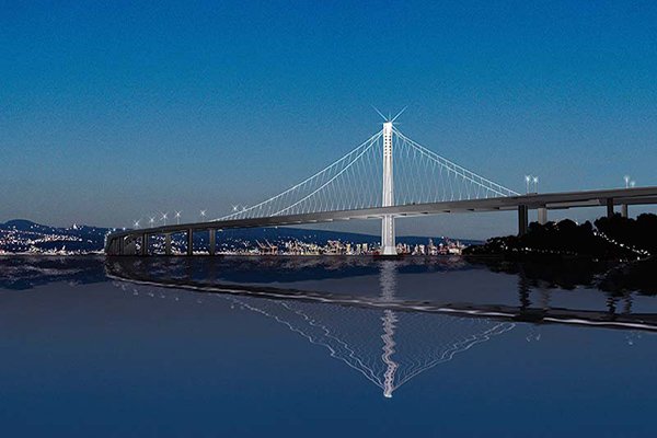 wireco's tweet photo. #WireCo supplied products including 75 & 90mm #wirerope suspension hangers for the San Francisco-Oakland Bay Bridge during the eastern span replacement. It's the world's longest single-span self-anchored (SAS) bridge. #FFF #wirecostructures #baybridge https://t.co/s6AvPS08cz https://t.co/PHMjpHFt9m