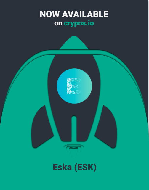CryposMN's tweet image. We are glad to announce Eska (ESK) masternodes on Crypos Platform. 
Website: eskacoin.com
Twitter: 
Discord: discord.gg/UMCFPnK

#masternode #hosting #shared @EskaCoin