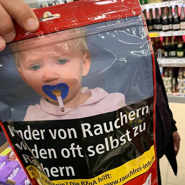chunkysalsa's tweet image. This is German ad to prevent kids using tobacco products. #doesitwork? #everyonesmokes