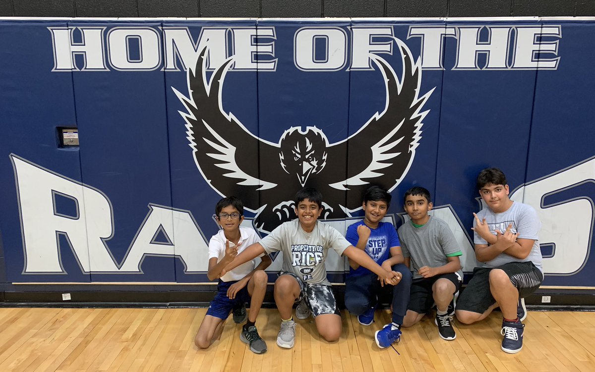 coach_liu's tweet photo. “We are Bad” but we’re still good enough to win! Congratulations to our 6th period Badminton champions! #PISDPE #RiceRavens #RicePE #BadmintonTournament https://t.co/aOr0FF8HYg