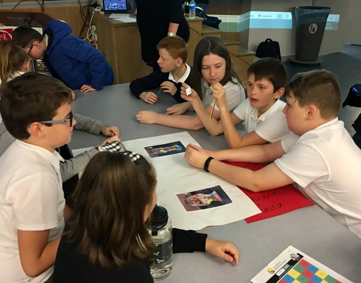 JohnstoneHighSc's tweet photo. Well done to senior pupils Cameron, Liam and Scott helping support our P7 mathletes! #MWSren @AttainRen https://t.co/Y0oR5xjhAD