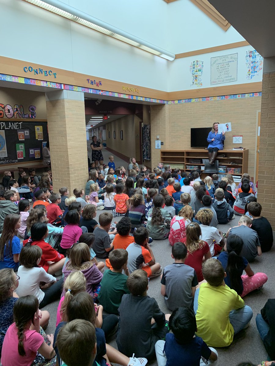 MrsPorzuczek's tweet photo. Thank you @jrmcsoley for an amazing read aloud of your new book, Lexi Dias! @MrsKussyBSE @BSEhseIN @HSESchools @rethinkkidlit #booksshouldincludeeveryone https://t.co/Z7kwMey5uD