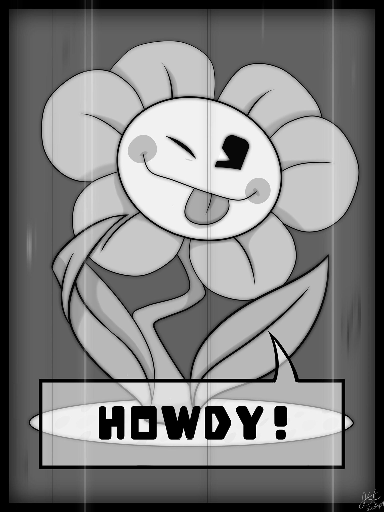 Hɑʀu!🎨 on X: howdy! i'm Flowey the flower =) #undertale #flowey   / X