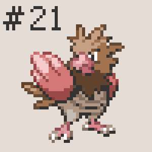 BOLTIEZ's tweet photo. #21 Spearow / Pokemon a day #pokemon #pokemonpixelart #pixelart #sprite #pixelartist #spearow #normalpokemon #birdpokemon #aseprite #pixelated #16bit #geek #gamer #pokedex #pokemonfan #pokemontrainer #pokemongo #16bitart #pokemonart https://t.co/0ukotGq6Au