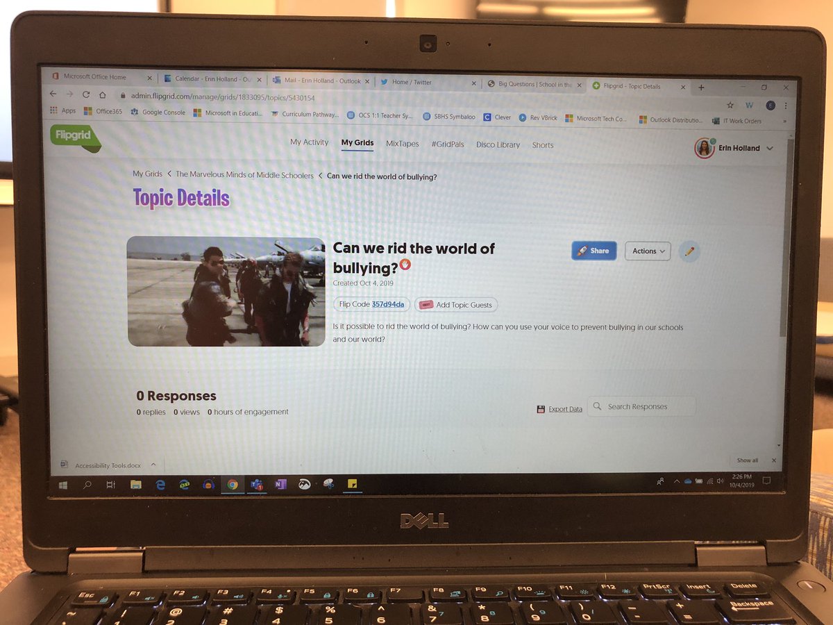 Great meeting w/ the #OnslowDLT middle school team to discuss best practices! We are excited to launch The Marvelous Minds of Middle Schoolers @Flipgrid so our Ss can share their voices w/ each other monthly to answer the big questions! #FlipgridFever #StudentVoice #JerriWasHere