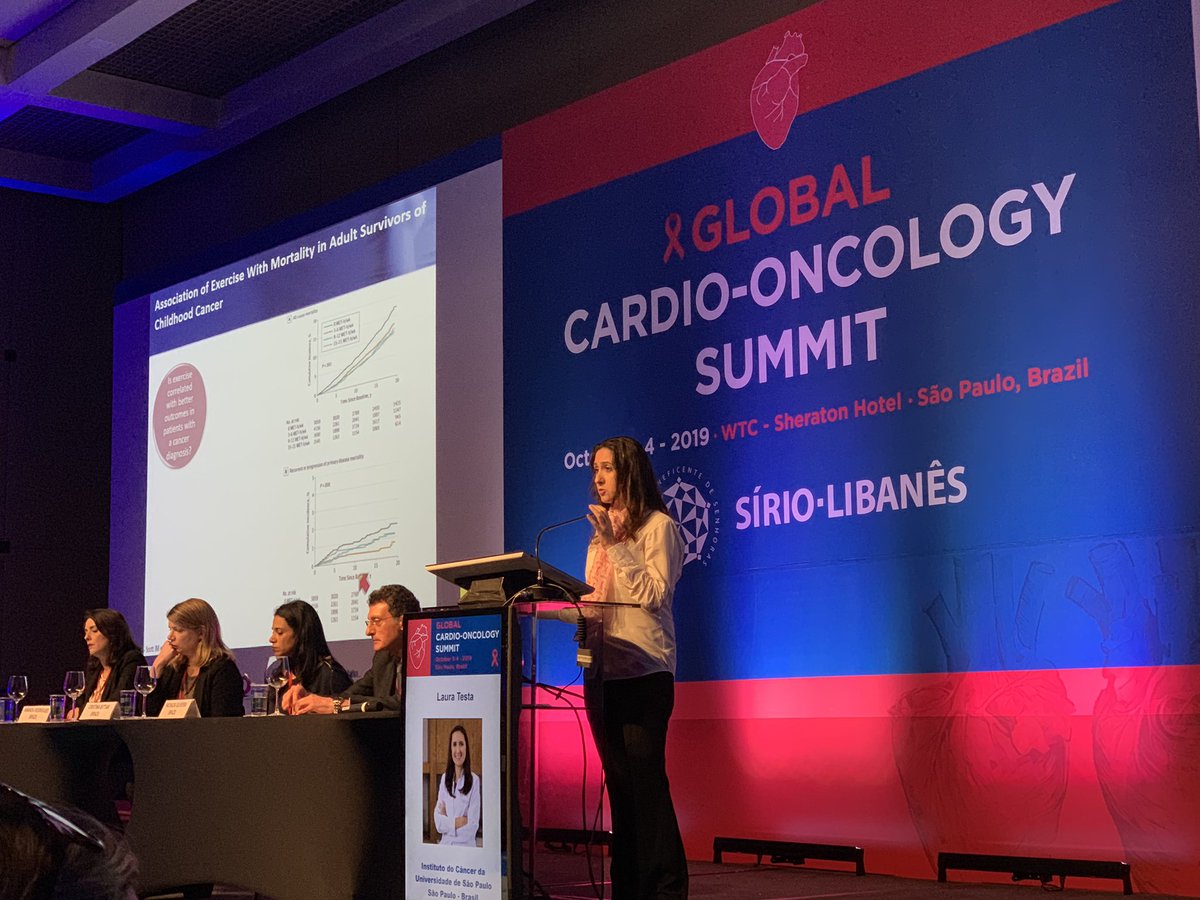 carolinasilvaMD's tweet photo. Excellent talk at #GCOS2019 by my dear friend @LauraTestaMD on the role of exercise on cancer patients. Congrats 👏👏👏👏👏👏👏👏👏 https://t.co/yjEMvhVYBy