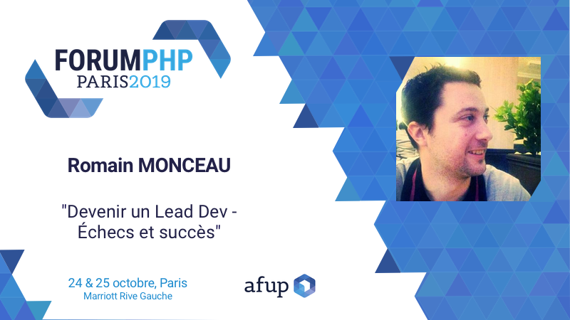Il est devenu Lead Dev dans une entreprise passée de 2 devs à 180 salariés en 7 ans : <a href="/RomainMonceau/">Romain Monceau</a> nous parle de son expérience chez Akeneo dans l’interview du jour, avant sa conférence sur le sujet prévue au #ForumPHP le 25/10 à 12h10.
▶️ event.afup.org/forumphp2019-i…