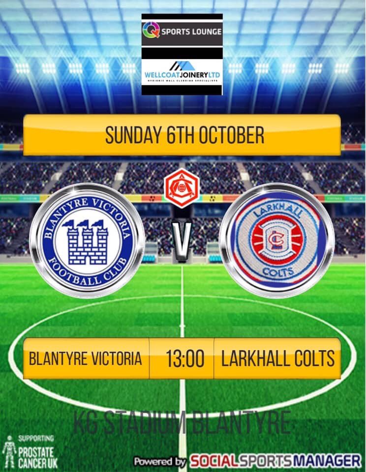 ColtsLarkhall's tweet photo. Back to league action for the boys 

⚽️ @BlantyreFc 

🏆 League game 

🏟 KG Stadium (G72 0JP)

⏰ 13.00

📅 6/10/19

#monthecolts 👏🏻⚽️ https://t.co/RSPEPetT5l