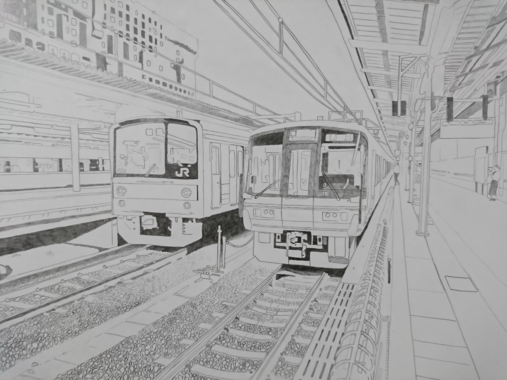 三賀 亮介(ミカ リョウスケ) 「鉄道のある風景画展2」2025.7.3