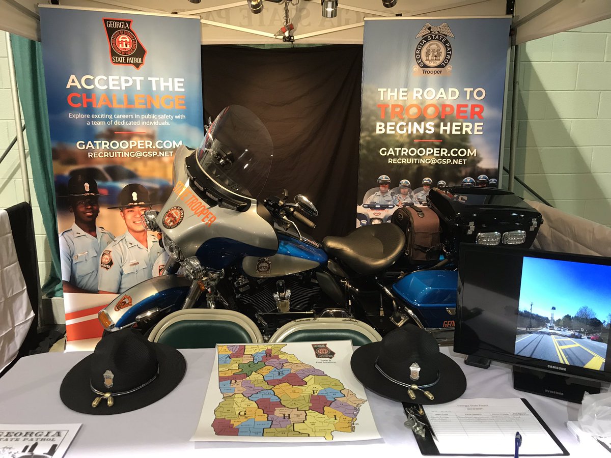 GSP_Troop_B's tweet photo. Come see us in Perry at The Georgia National Fair. We will be here the entire time. Come see us in the McGill building. #gatrooper #gsp #georgianationalfair #perryfair @ga_dps https://t.co/gB5COxNA8p
