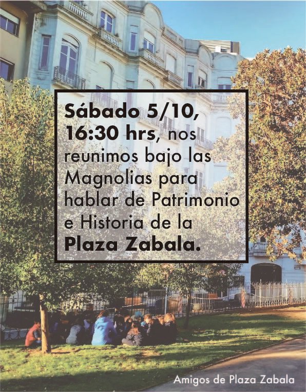 AmigosdeZ's tweet photo. #cuidemoselpatrimonio #cuidemosmontevideo #cuidemoslaplazazabala #DiaDelPatrimonio2019 https://t.co/NiqCHJdeAY