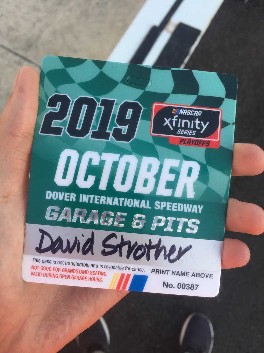 icebergbb's tweet photo. Anybody know a David Strother? I’m sure he is looking for this. Found on pit road @MonsterMile during the K&amp;N Pro Series East race. If this is yours, DM me and I can meet you tomorrow with valid ID. #NASCAR #MonsterMile #Dover50 https://t.co/ZGrs85G1G0
