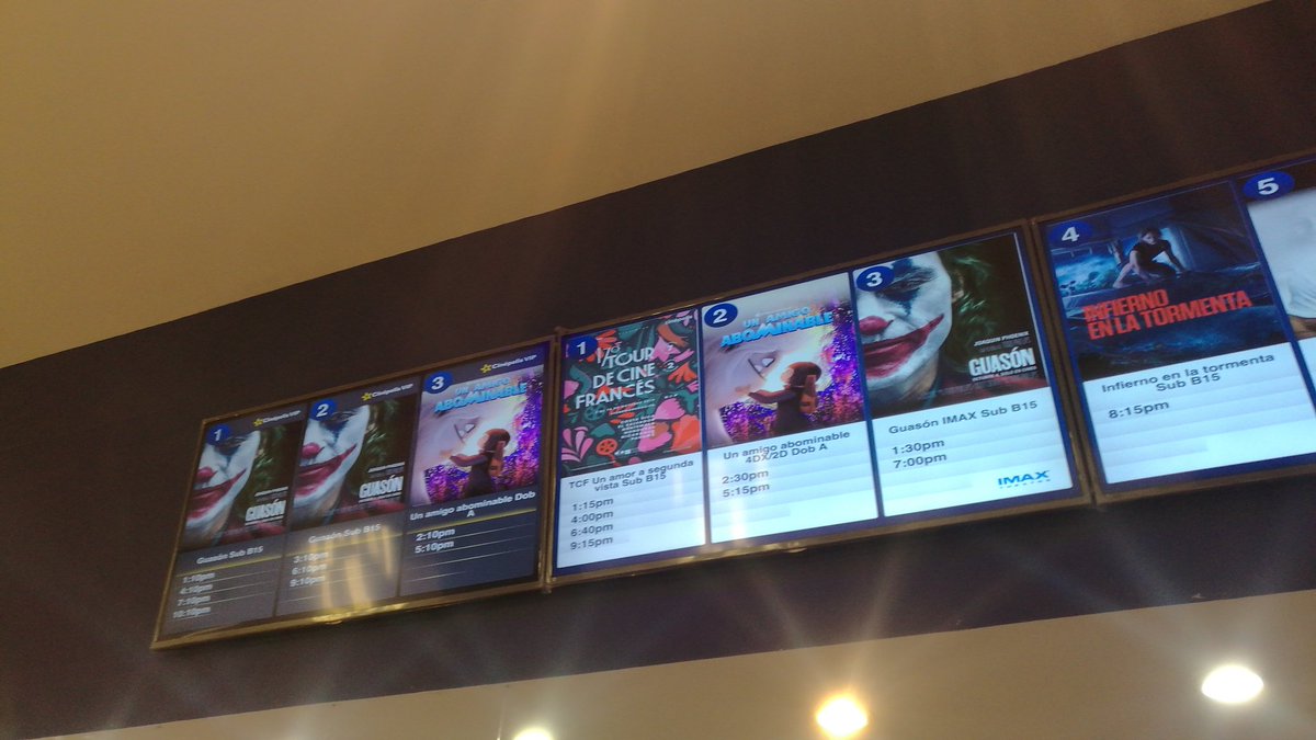 Cartelera Cinépolis Altaplaza, parte 3