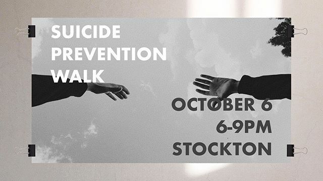 Join us on Sunday from 6-9pm at Stockton University for the Suicide Prevention Walk🙏🙏🙏
