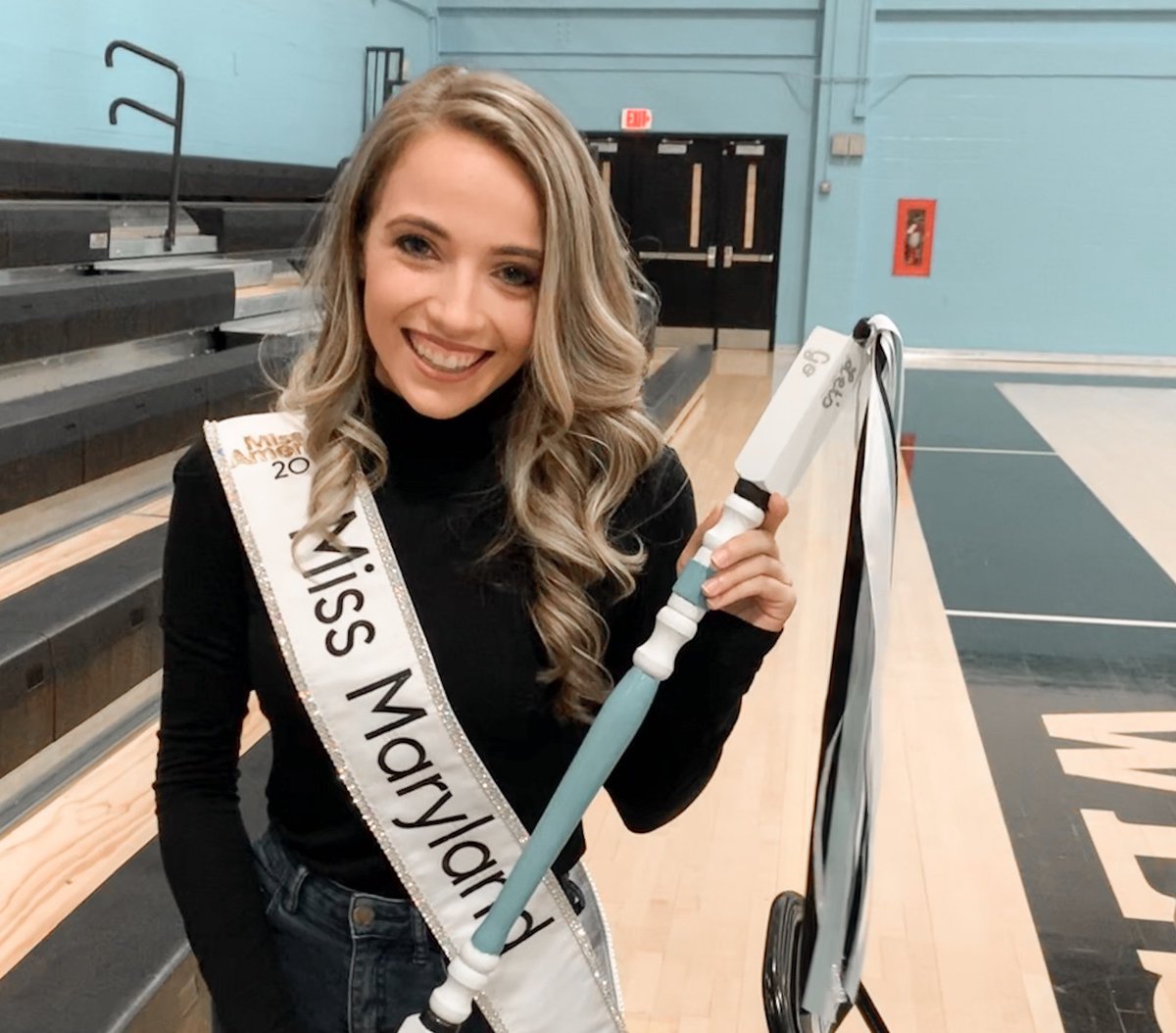 And the Westminster High School Spirit Stick goes to.... THE SENIORS! Today I had the opportunity to return to WHS as an alum to judge the Homecoming Pep Rally Games 🤩 Thank you to my Westminster Owls family for welcoming me back, LET’S GO BIG BLUE 🦉