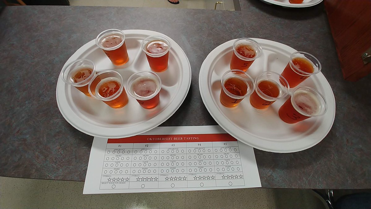 ccbtechnology's tweet photo. It's beer o'clock here at CCB! Kicking off the fall with an #Oktoberfest beer tasting. Prost! #HereatCCB #LoveWhereYouWork https://t.co/q7orpJuC2C