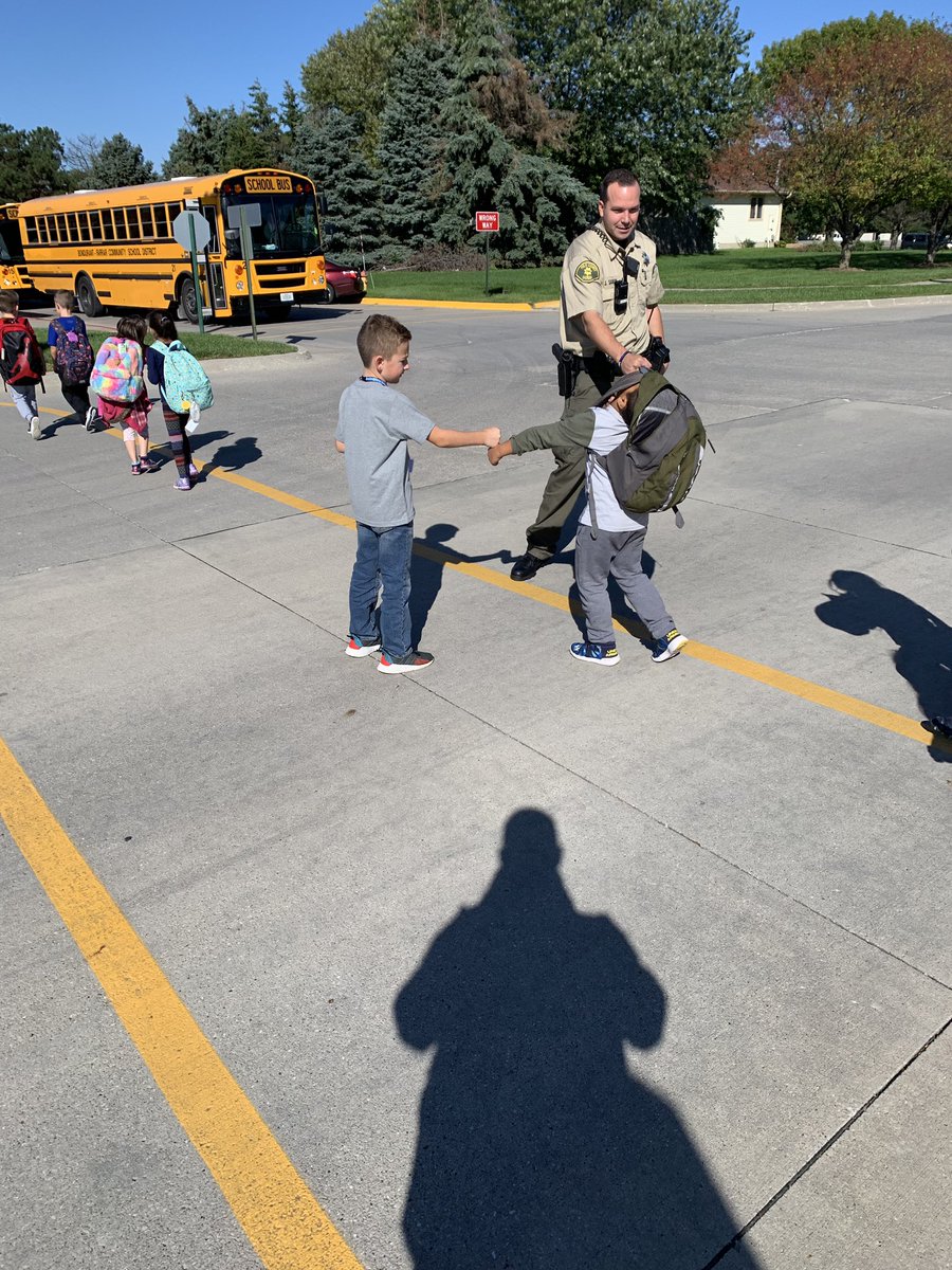 BonduMorrisJays's tweet photo. Had a great junior principal for a day. He’s been asking for weeks! Proud Dad to get spend a little time with him at work today. #FistBumpFriday was extra special. We also got to make a positive call home today. #MorrisJays https://t.co/fkC71hFsmM