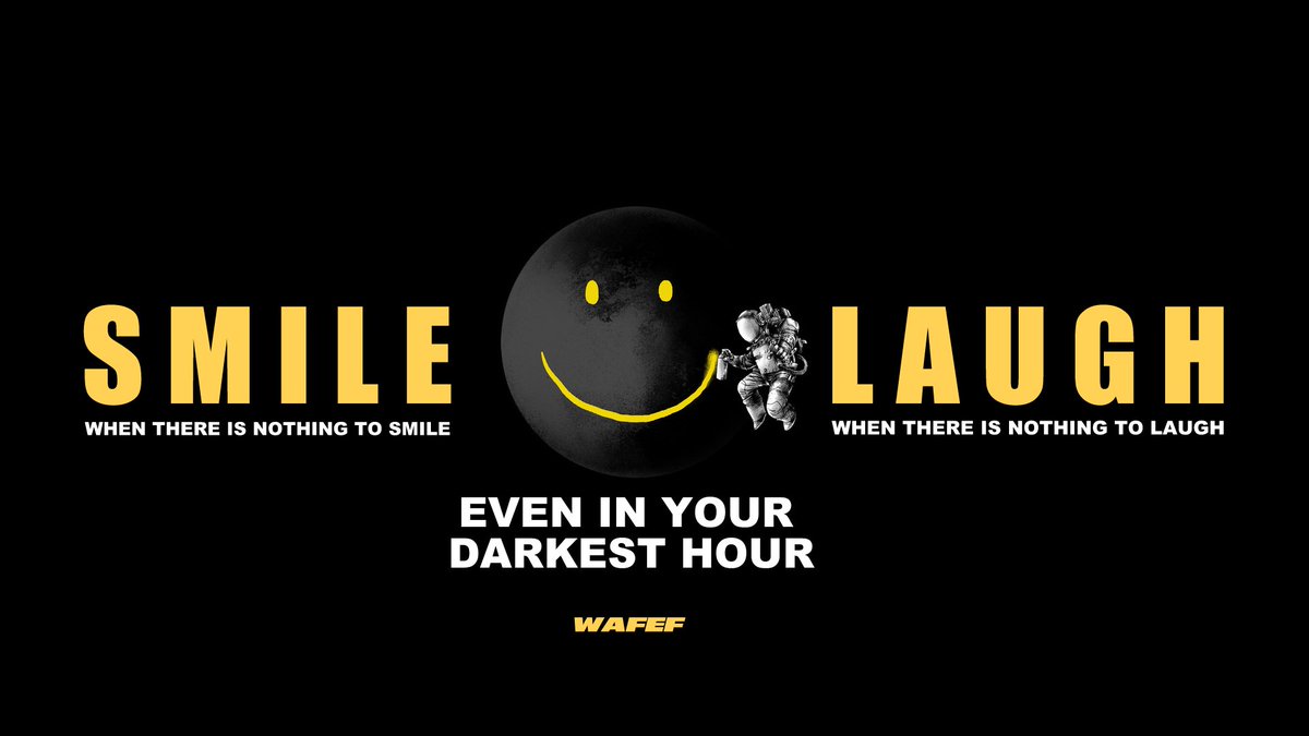 WK4RM4's tweet photo. #SMILE ...
WHEN THERE IS NOTHING TO SMILE

#LAUGH ...
WHEN THERE IS NOTHING TO LAUGH

EVEN IN YOUR DARKEST HOUR

#KARMA @WK4RM4 #WAFEF https://t.co/WeBRlOPnel