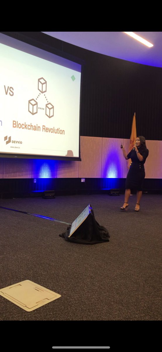BelemQB's tweet photo. Today at @BlockFiestaABQ talking about how women can’t miss out on blockchain.
Long time since I presented in public, it was a pleasure to be there! https://t.co/aOhWkYdAt3