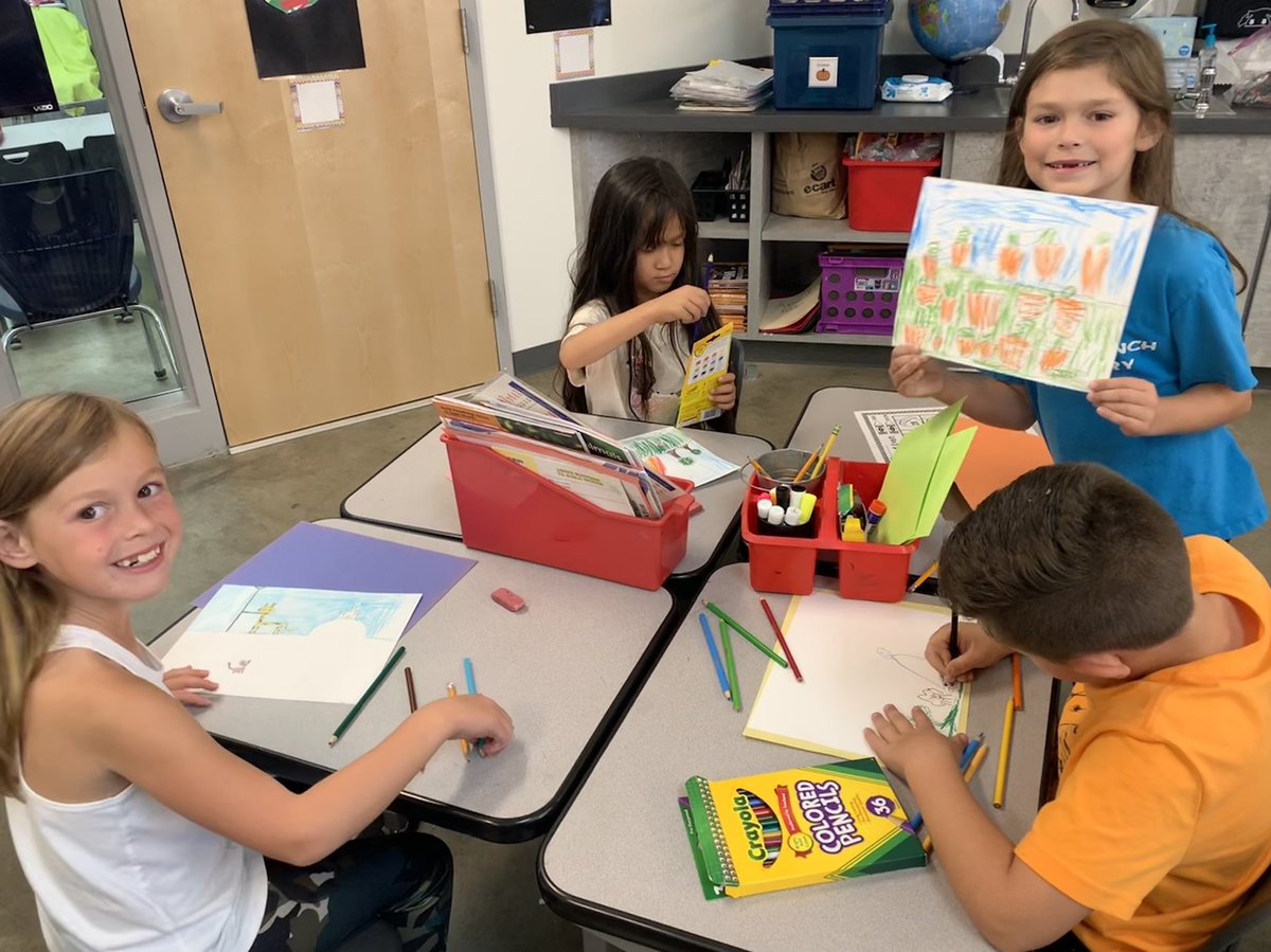 BaumgartnerRCSD's tweet image. Our first art docent lesson on “Illusion of Depth”. @RCSDOrchard #RCSDChampions #rcsdk8