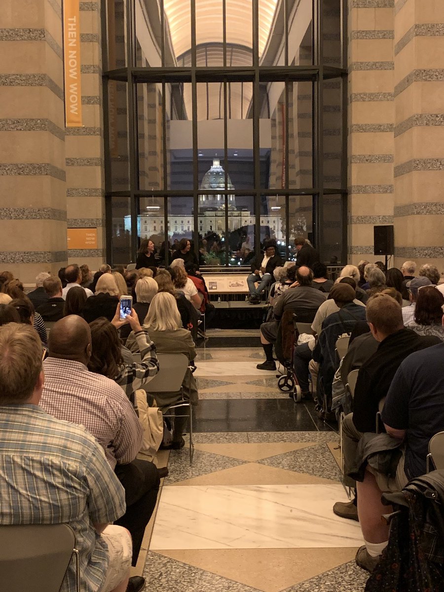 RockItPoolePRN's tweet photo. Tuesday’s panel discussion at the @mnhs with #AllenBeaulieu, #DezDickerson and #KevinCole. A fun informal and informative evening. Also in attendance #MPLS legend #PepeWilloe #Prince #Prince4Ever https://t.co/KZbmkNfr3g