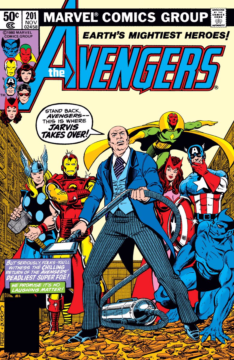 MarvelLATAM's tweet photo. ¿Cuál es el nombre del mayordomo de los Vengadores? #RetoMarvel https://t.co/osaLc8pwVz