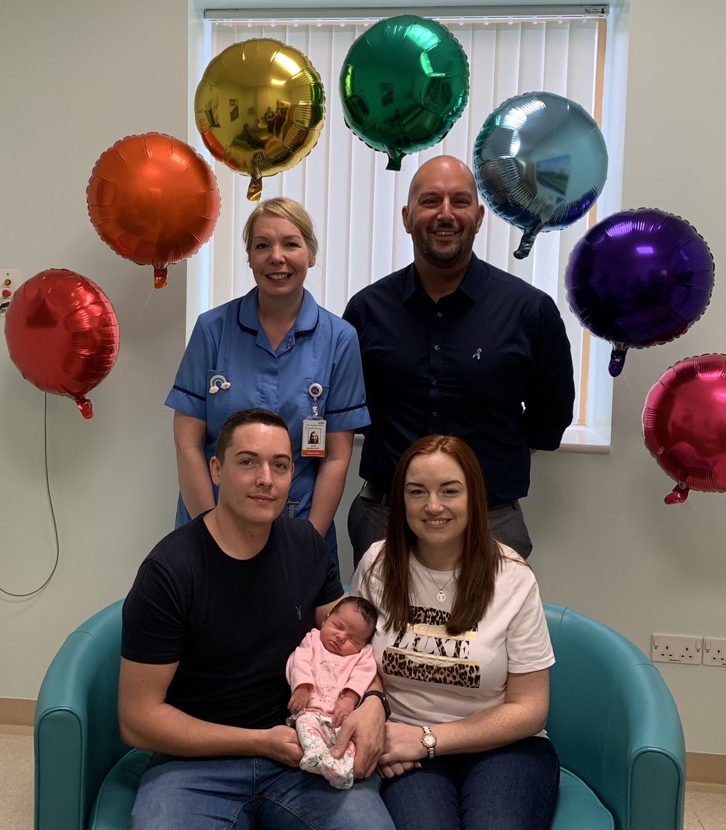 ELHTRainbow's tweet photo. So lovely to have a visit from our very 1st Rainbow baby this week. Such a beautiful family. And great to hear what a positive support @ELHTRainbow was for them🌈 #RainbowBaby #safecare #congratulations #ContinuityofCarer @docmmaher @Julie_McND @ELHTFetal @WomenNewborn @ELHTKMCG https://t.co/G8BkoLOPTY