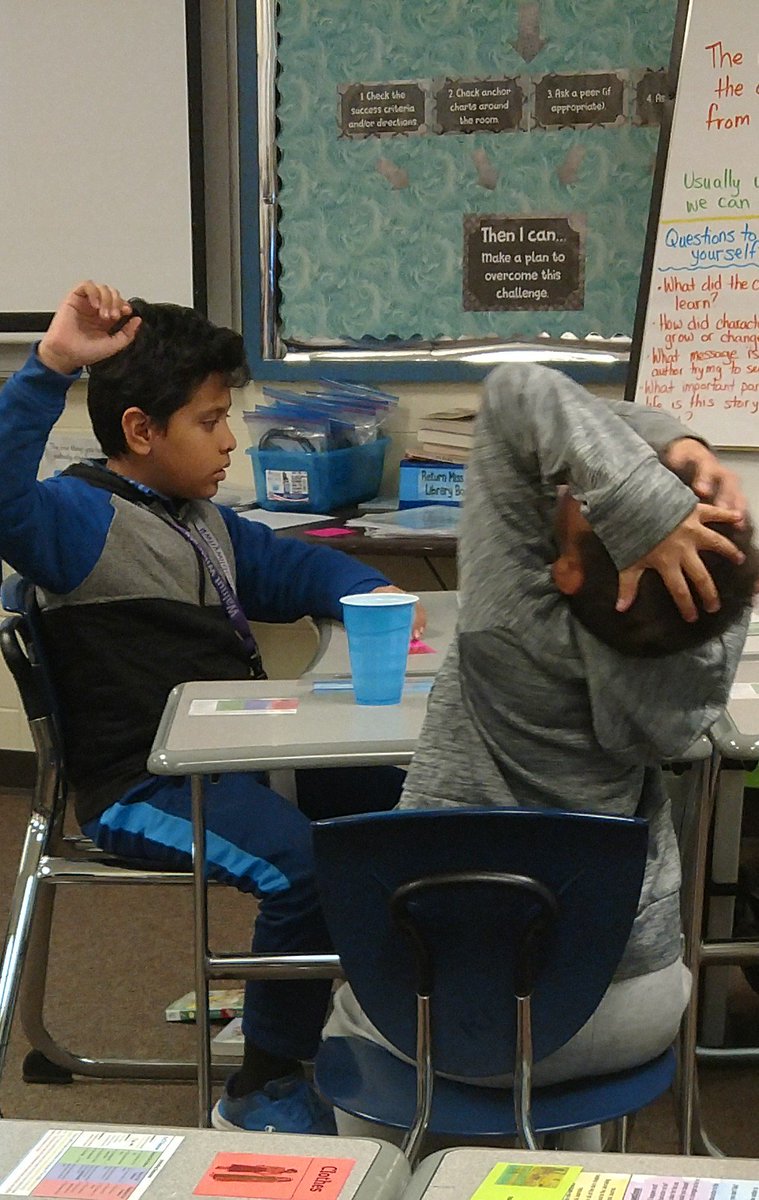 kweseman11's tweet photo. Division of labor simulation in social studies today. Some of us got just a tiny bit frustrated when our village ran out of food... 😂 #whywildcatsrule #SeeingIsBelieving https://t.co/WzPDtXRQFr