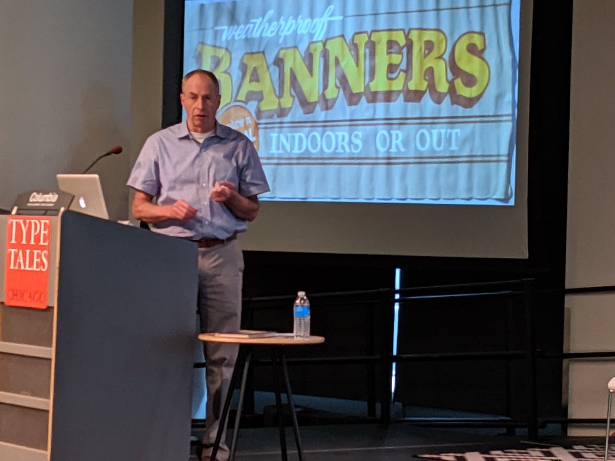 : John Downer channels the Chicago lettering master, Harold C. Martin in one is his own posters.
#TypeTalesChicago