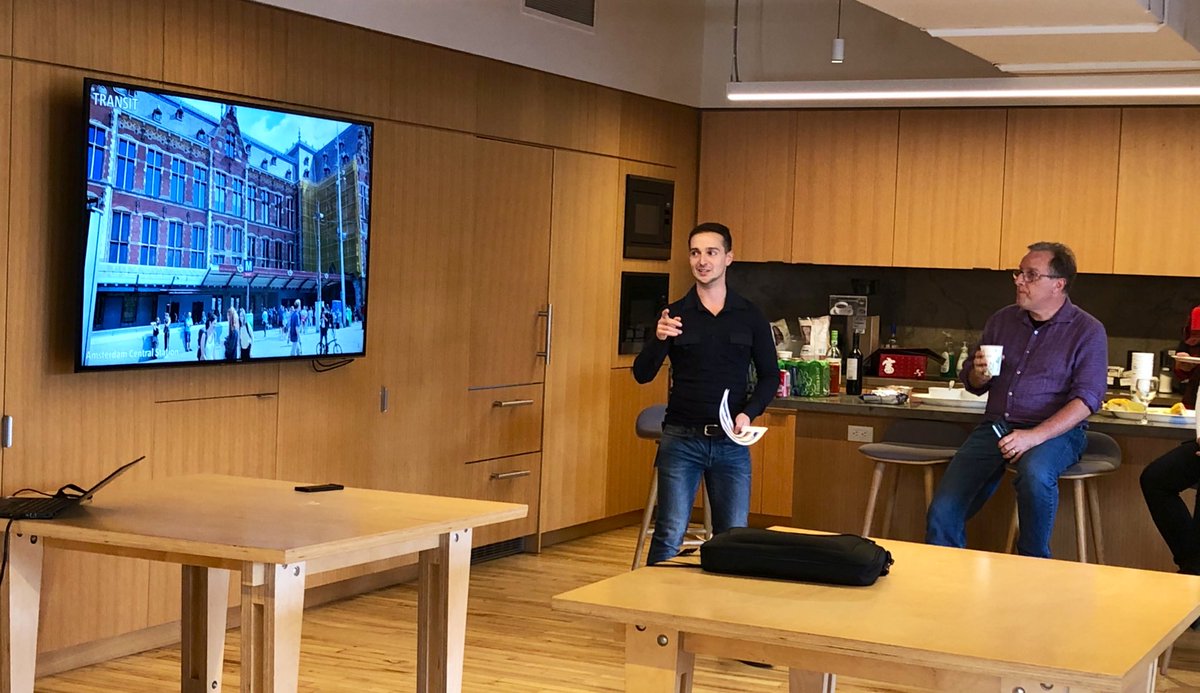 UrbStrat's tweet photo. Tony and Chen shared their stories from their summer vacations by cruise ship and bike. #FridayThing https://t.co/sL53Dx0OH6