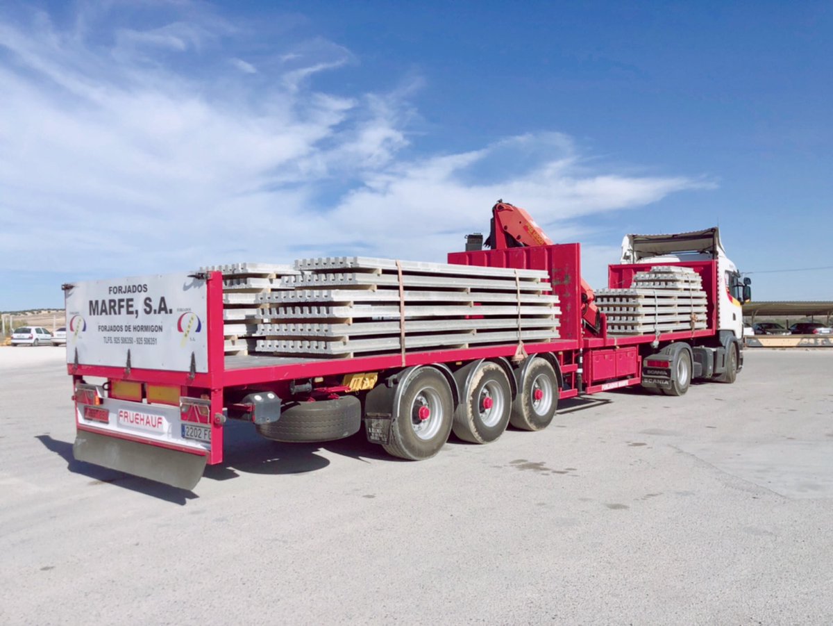 Camión listo para salir! Destino: #Guadalajara.⁩ Suministro de #viguetas pretensadas para ⁦<a href="/Grupo_Quabit/">Quabit Inmobiliaria</a>⁩ ⁦por parte de <a href="/forjadosmarfe/">松原上课/松原上门/松原上门服务/松原外卖/松原外送员/松原外送媛/松原服务</a>⁩ en #aguasvivas