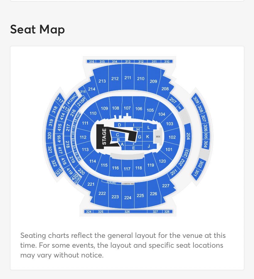 Superm Seating Chart