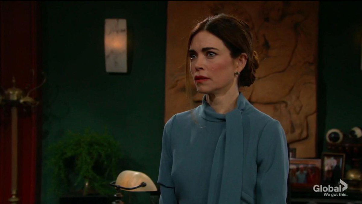 Julie_foxy's tweet photo. "You're not getting away with it this time, dad."

Victoria threw a letter opener at Victor's portrait. Amelia was very good in this scene.

#YR https://t.co/fiFId5nyXW