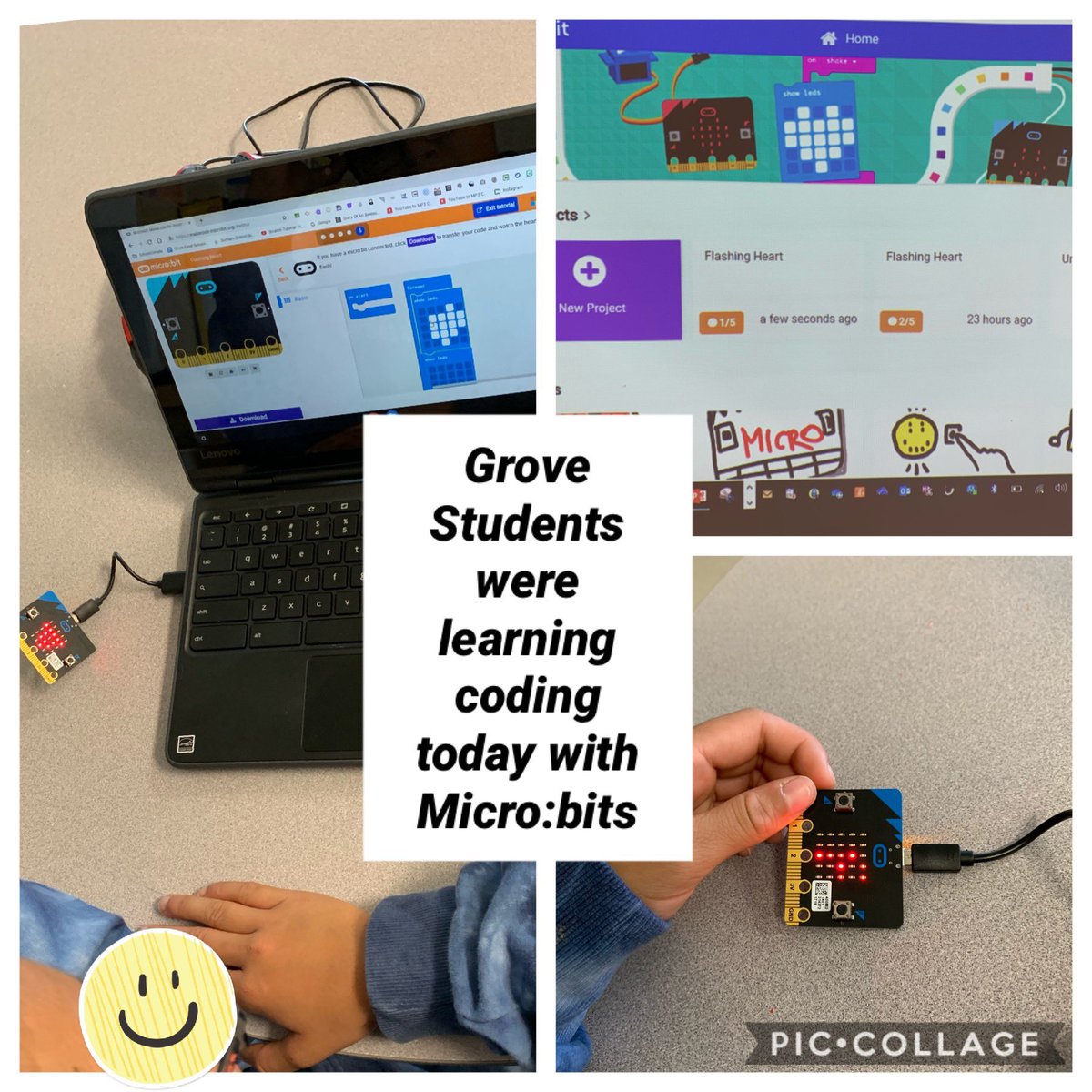 JanRivett's tweet photo. Grove students had a great Friday afternoon learning how to code with Micro:bits #DDSBSuccess #DDSBSTEM @DrCFCannonPS https://t.co/HJBPBKDZh4