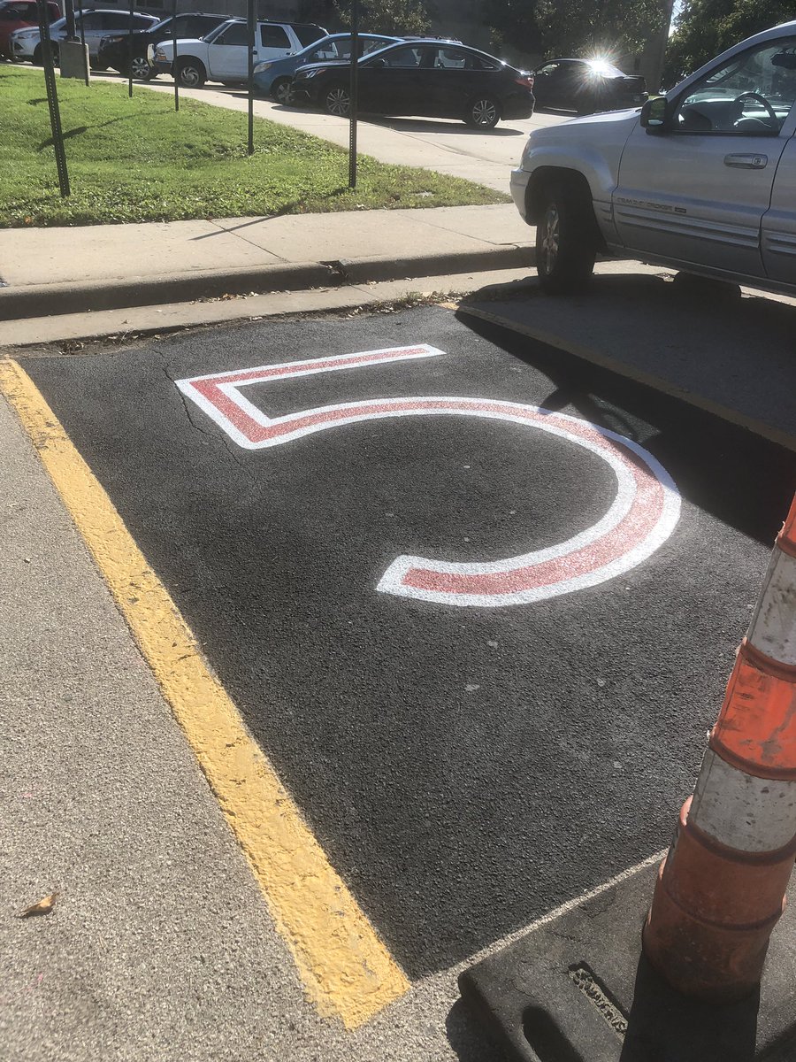 . <a href="/Dsmeast/">East High School</a> painted Dominic Reidburn’s parking spot ahead of tonight’s football game. Fans will be wearing t-shirts honoring Dominic after he died in a car crash last weekend. We’ll have the story at 10 <a href="/KCCINews/">KCCI News</a>