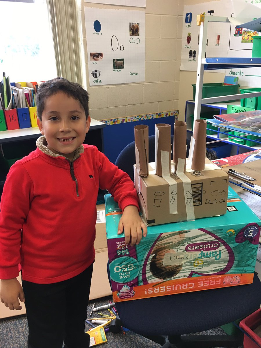Working on our creativity, problem-solving, perseverance, and teamwork skills! 👏🏽#cardboardchallenge #proudtobeD93 @ccsd93 <a href="/CloverdaleElem/">Cloverdale School</a> <a href="/CLPrincipalD93/">Chris Pietroski</a>