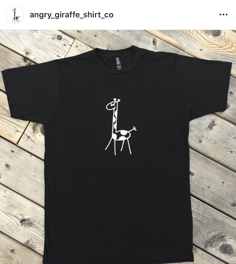 Our volunteers will be wearing tshirts created by Angry Giraffe Shirt Co. angrygiraffeshirts.com