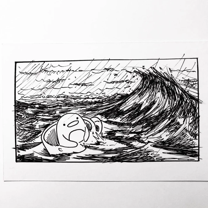 I'm doing #Inktober over on Instagram! In case you missed them, here are the first four. I'm not following any prompts, but there are small narratives that I make up as I draw. 