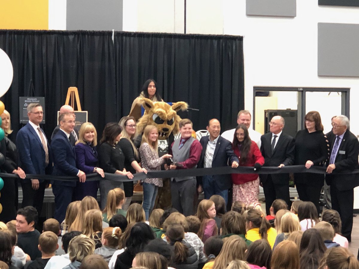 This has been a wonderful day of celebration! What a pleasure  to work with our student design team, community partners, consultants, and contractors for the last 3 years. It’s time for me to sign off as Super Stu! #RDPSD #RedDeer ⁦<a href="/rdpschools/">rdpschools</a>⁩  ⁦<a href="/DellaMurphyRus/">Della Ruston</a>⁩